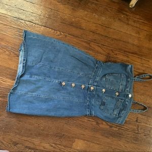 Fitted Jean Dress